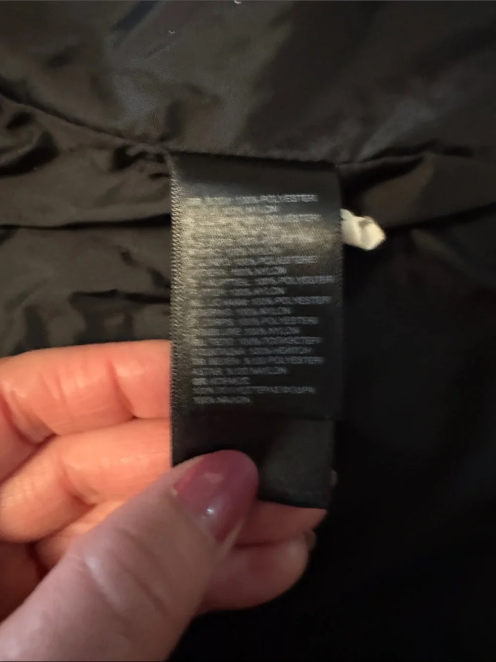 The North Face Black Hooded Raincoat